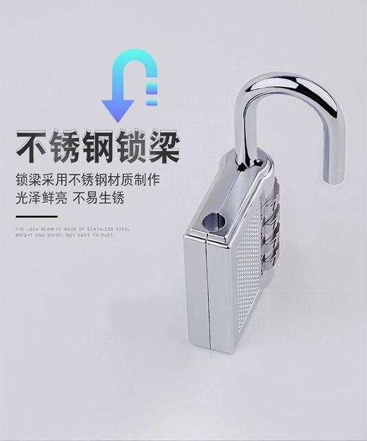 [Rotary Combination Lock] Waterproof and Rust-Proof Padlock, Suitcase Lock, Gym Locker Lock, Anti-Theft Lock Haoqi detail 2