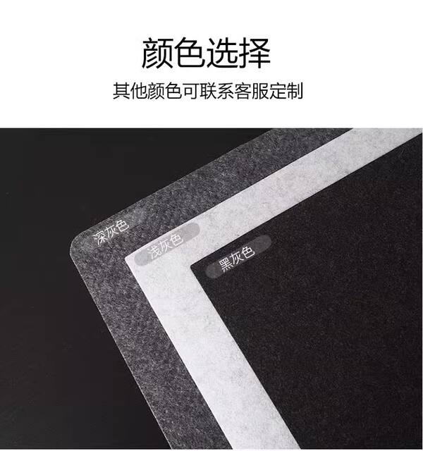 Amazon felt large mouse pad plastic anti-slip computer keyboard game table mat student desk mat table detail 8