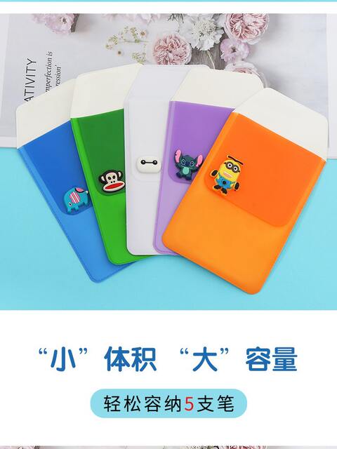 Cartoon Nurse Pencil Case Pocket Leak-proof Ink Pen Case Thickened Special Pencil Case for Doctors Work Clothes Cute Pencil Case detail 3