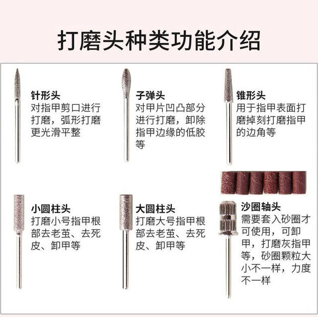 Nail Polish Remover Machine, High-Speed Professional Electric Nail Grinder, Convenient Dead Skin Removal and Polishing Nail Grinder detail 11