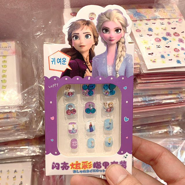 Sanrio Children's Nail Stickers Girls Cute Fun Nail Stickers Student Nail Stickers Sweet Nail Stickers Children Wear Nail Stickers detail 10