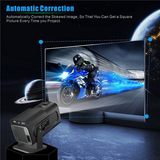 HY320mini cross-border explosions factory direct intelligent office home recommend ultra high definition 1080P projector detail 8