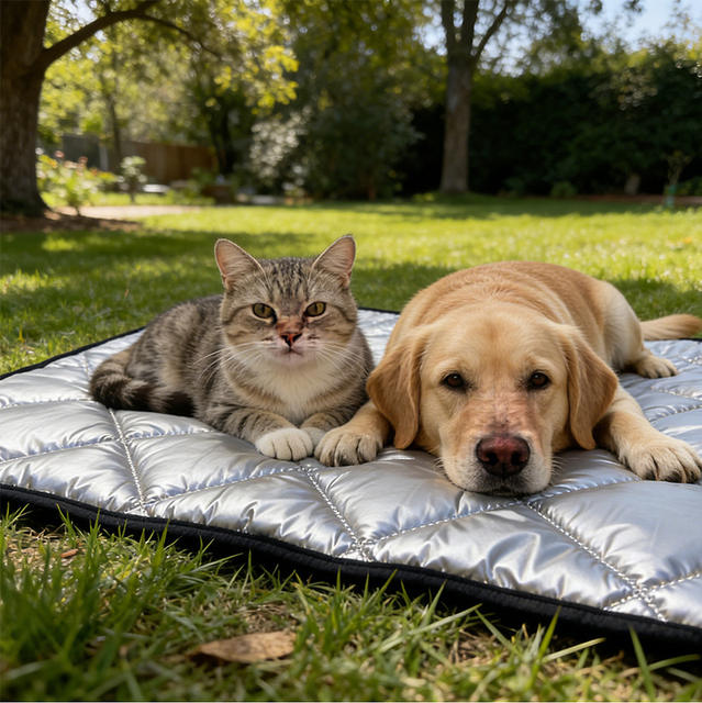 Pet Floor Mat for All Seasons, Pet Nest, Warm, Waterproof, Thickened, Washable Mat for Cats and Dogs, Moisture-Proof, Non-Slip Cotton Mat