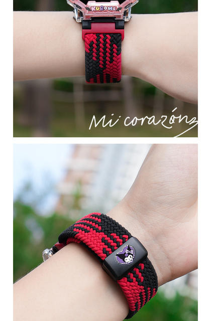 Suitable for Little Genius Phone Watch Z11 Strap Z10Z9Z8A Woven Magnetic N5Q3D2D5 Cartoon Wristband Z7S detail 8