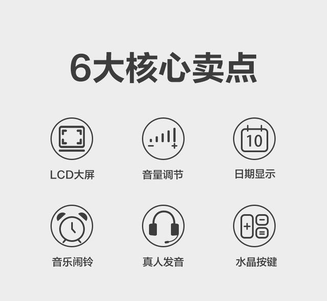 Deli/Deli Voice Calculator Large Financial Office Accounting Voice Calculator with Real Human Voice detail 2