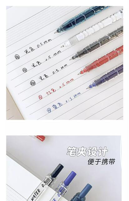 Dongmi 932 Press Brush Question Treasure Bottle Student High-Value Carbon Water Pen St Exam Ballpoint Gel Pen detail 7