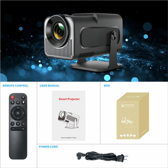 HY320mini cross-border explosions factory direct intelligent office home recommend ultra high definition 1080P projector detail 12