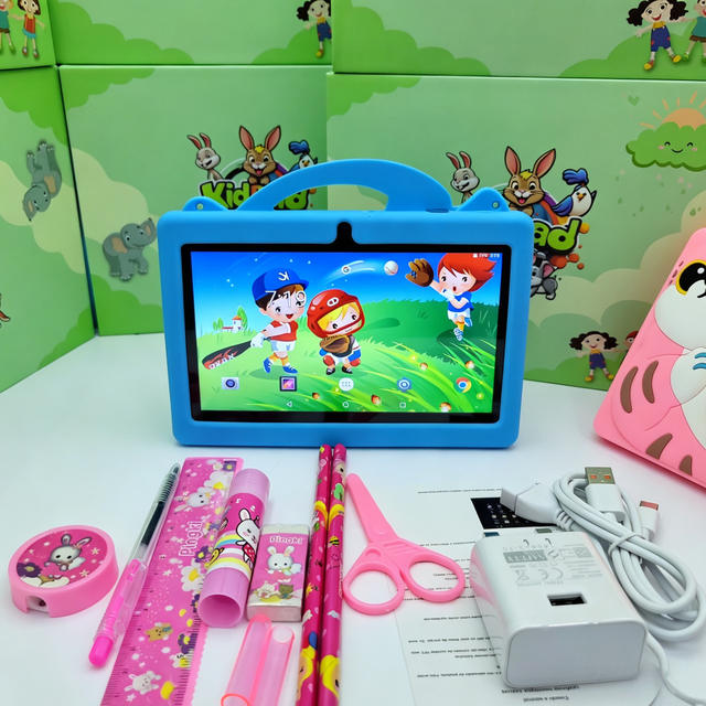 New Private Model Kitten-Shaped Children's Tablet 7inch Android Wifi Multifunctional Children's Learning Device detail 6