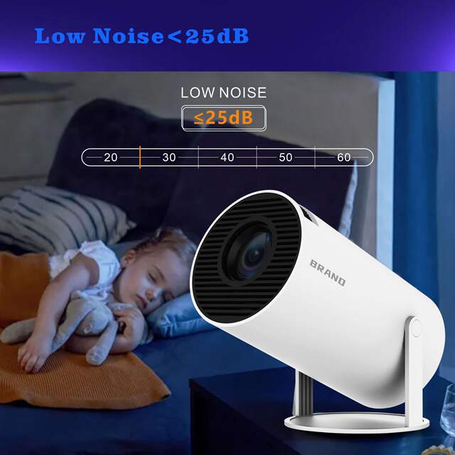 hy300pro Projector Home 4K Portable LCD Ultra High Definition Living Room Wall Throw Wireless Same Screen detail 10