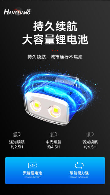 Bicycle Night Cycling Light Lighting Headlight Brake Warning Mountain Road Bicycle Rear Tail Light Cycling Equipment Accessories detail 10