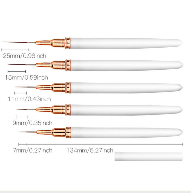 Xiaohongshu's Popular Line Pen, Fine Manicure, Ultra-Fine Eyeliner for Lower Eyelashes, Three-In-One Eyeliner for Nail Salons detail 11