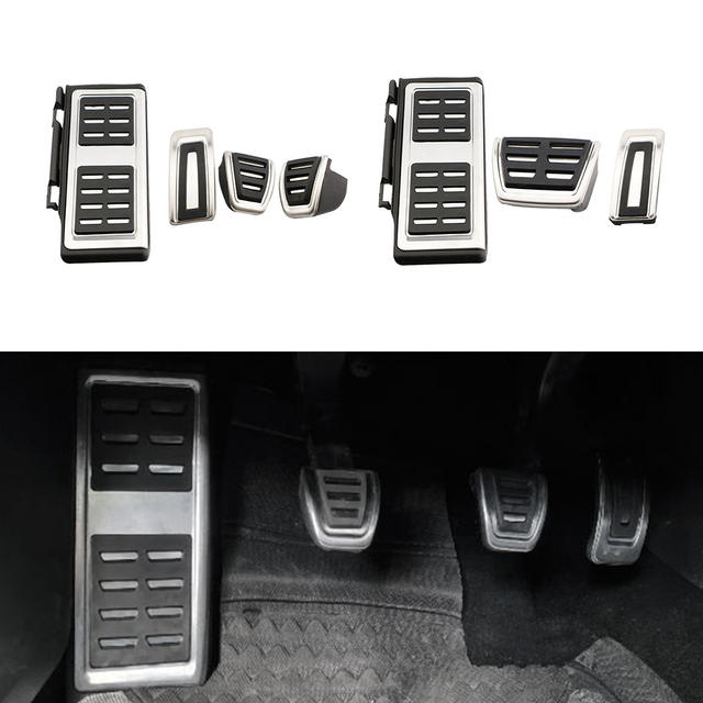 Suitable for Volkswagen Golf 7/8, Magotan, Tiguan L, Audi A3, Stainless Steel Anti-Slip Modified Accelerator and Brake Pedals detail 5