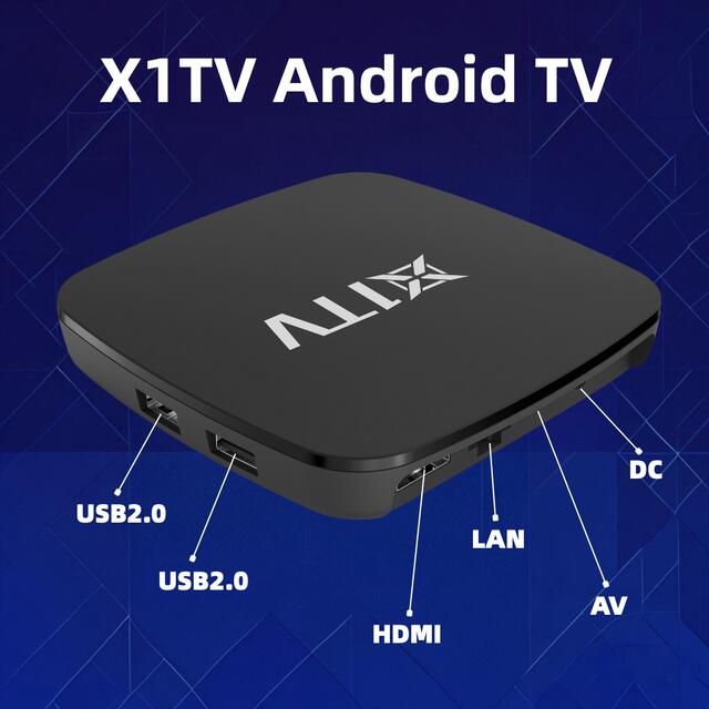 X1Tv Foreign Trade Box Bluetooth Voice 4K High-Definition Tv Network Set-Top Box Player Wifi Android Tvbox detail 10