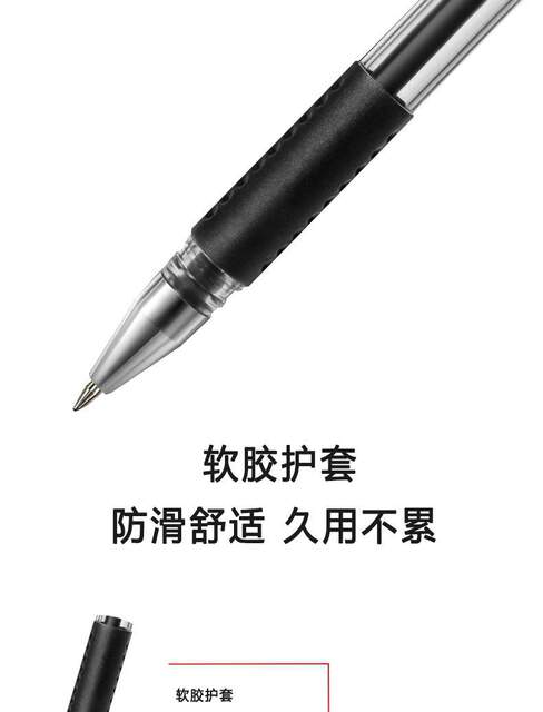 Exam Office European Standard Gel Pen Bullet Student Business Pen Transparent Small European Standard Ballpoint Pen Manufacturer Wholesale detail 2