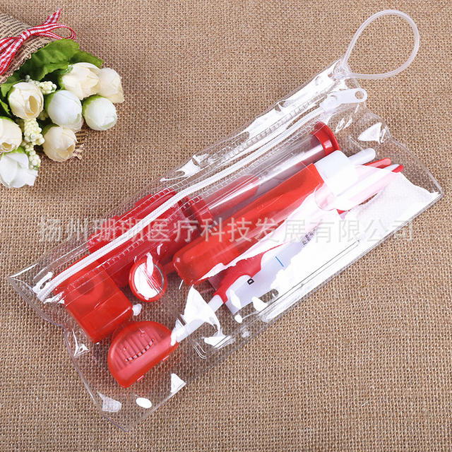 Orthodontic care suit eight-piece oral cleaning care orthodontic toothbrush orthodontic protection wax detail 4