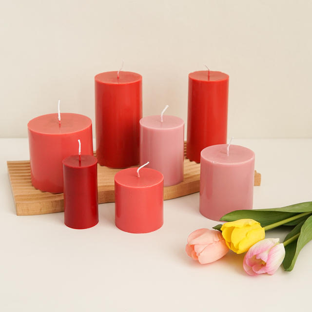 DIY Handmade Aromatherapy Dried Flower Candle Cylindrical Mold Acrylic Column Wax Plastic Soap Cake Grinding Tool Baking detail 7
