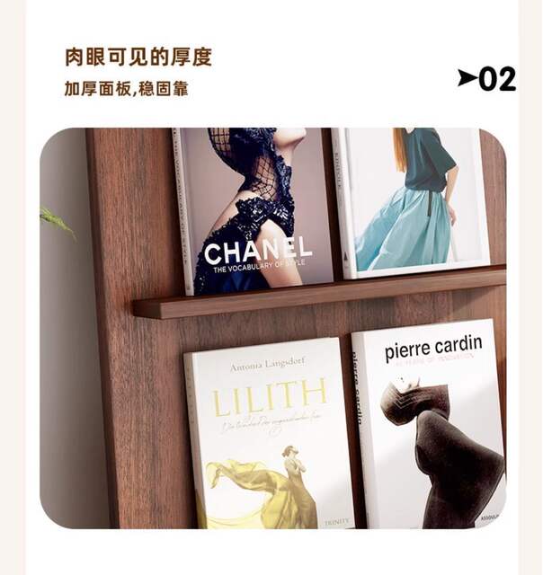 Bookshelf Newspaper Rack Floor-Standing Internet Celebrity Ins Style Simple Creative Impurity Rack Multi-Layer Decorative Display Rack detail 9