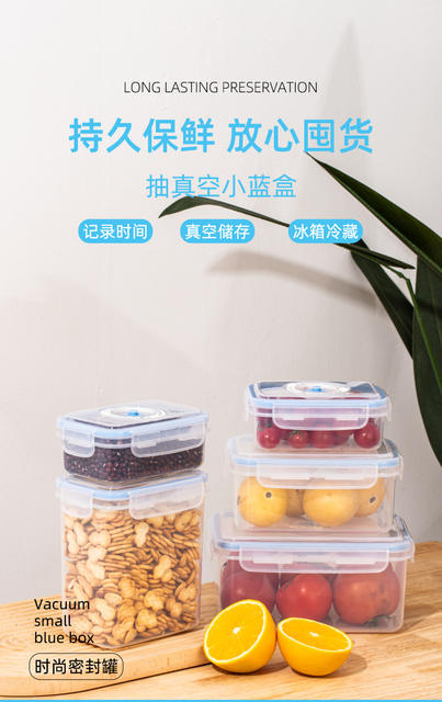 Directly Supplied from the Manufacturer, Vacuum-Sealed Plastic Storage Box with Scale Dial for Recording, Refrigerator Refrigeration and Freezing Storage Tank detail 1