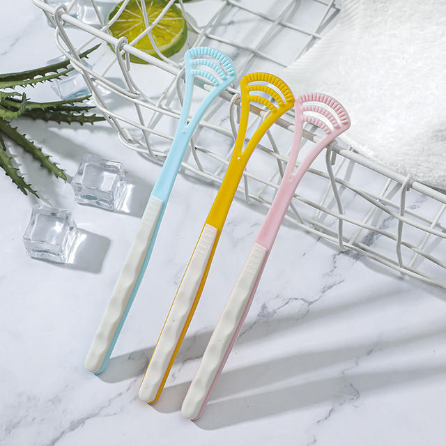 Youjie Tongue Cleaner Tongue Scraper Adult Oral Bad Breath Tongue Cleaning Brush Tongue Cleaning Handy Gadget for Men and Women detail 1