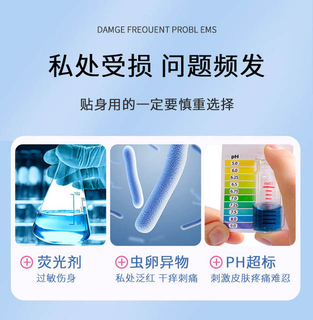 Pang Mo's Same Type of Sanitary Napkins, Medical-Grade National Standard Pads, All-Cotton Menstrual Pads for Day and Night Use, Purchasing Agent detail 3