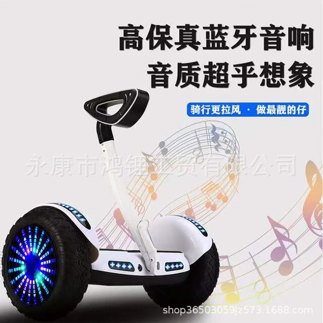 Electric Balance Scooter, Two-Wheel Dual-Bar Scooter for Adults and Children, Self-Balancing Scooter with Handlebars, Shared Scooter detail 2