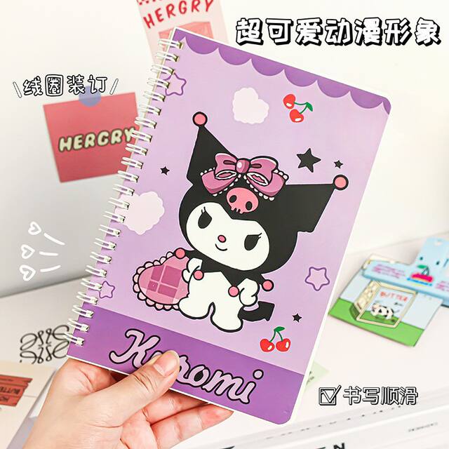 Cartoon Spiral Notebook Cute Creative A5 Loose-Leaf Notebook Stationery Wholesale High-Value Student Lined Diary Notebook detail 5