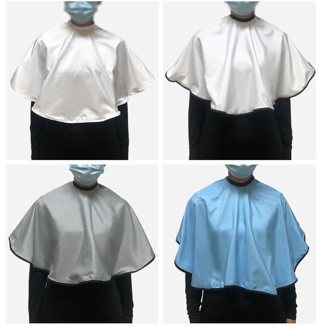 Hairdressing shawl barber shop hair salon with Perm dyeing tools supplies manufacturers wholesale hair treatment styling makeup shawl cloth detail 12