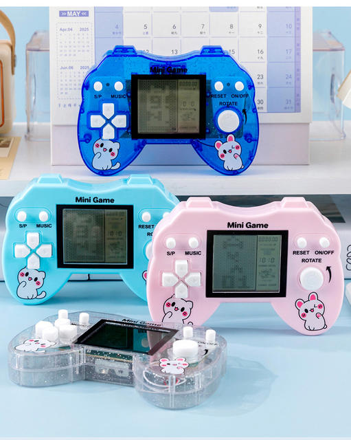 Classic Handheld Tetris Game Console for Children, Retro Nostalgic Portable Large-Screen Game Console, Small Arcade Machine detail 7