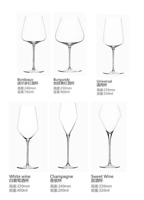 High-Quality, High-End Zalto Alternative Handmade Red Wine Glass, Crystal Glass, Ultra-Thin Burgundy, Oem Processing, Custom Logo detail 6