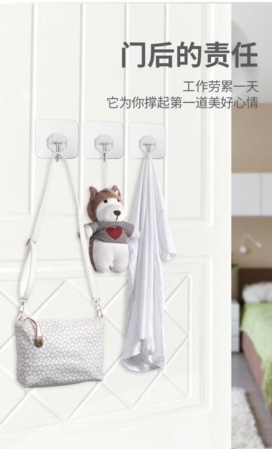 Adhesive Hook, Strong Adhesive Hook, No Punching, Traceless Load-bearing Adhesive, Transparent Kitchen Hook, Traceless Strong Adhesive Hook detail 6