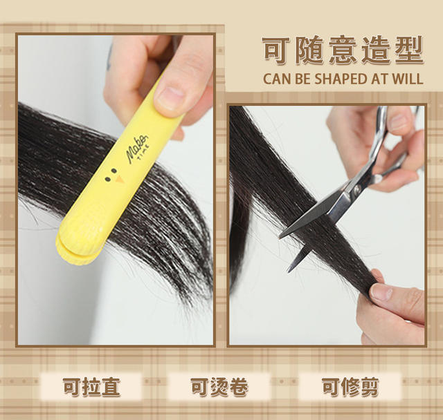 Wholesale of Stylish Black Long Straight Everyday Fashion High-Quality Natural Face-Slimming Age-Reducing Full Wigs for Women detail 7