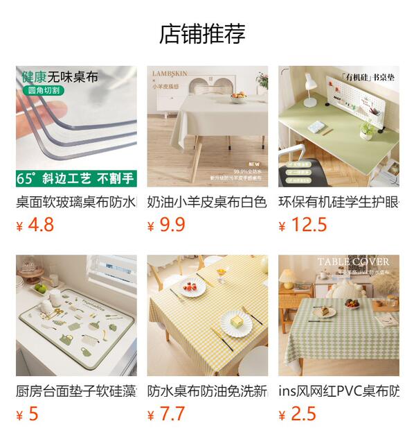Soft Glass PVC Round Tablecloth Waterproof Oil-Proof Non-Slip Non-Washable Tablecloth Round Transparent Dining Table Mat Desktop Protection Mat detail 1