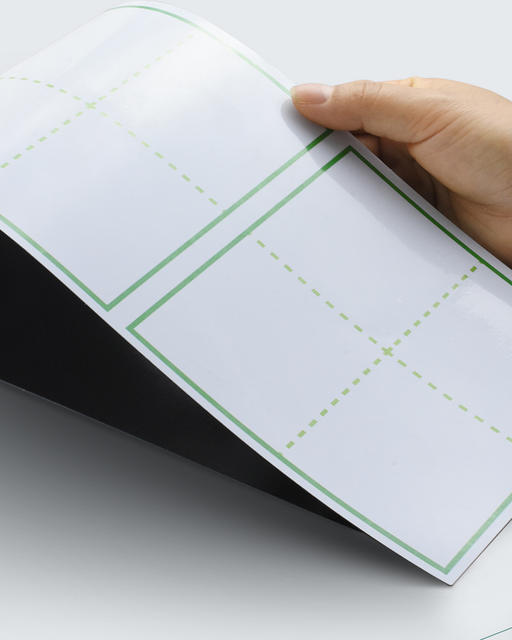 Magnetic Whiteboard Four-Line Grids Pinyin Field Grids Line Grids English Letters Blackboard Stickers Easy to Erase Portable Magnetic Stickers detail 8