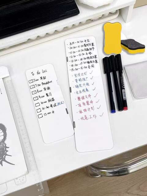 Magnetic Adhesive Note Board on the Side of the Computer Screen, Erasable Display-Side Memo Board, Reminder Board detail 6