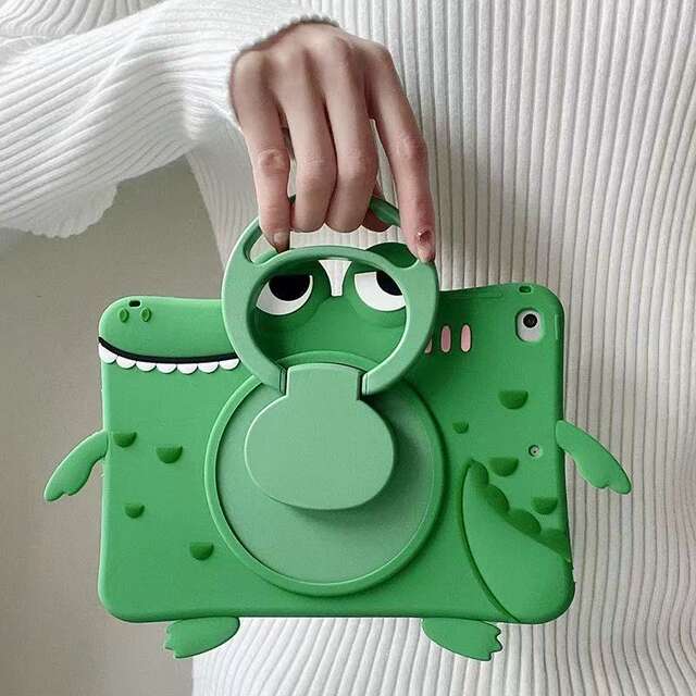 New iPad Tablet Protective Cover for Kidsren Mini123456 Baby Cartoon Cute Air Dinosaur Stand 10 detail 5