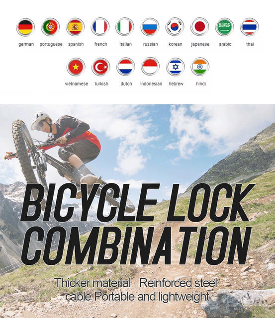 U-Shaped Glass Door Combination Lock Electric Motorcycle Shop Door Latch Lock Anti-Pry Extended Double Door Anti-Theft Padlock detail 6