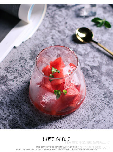 High Borosilicate Transparent Glass Mount Fuji Cup Coffee Milk Cup Beer Juice Drink Cup Mount Fuji Glass Cup detail 8