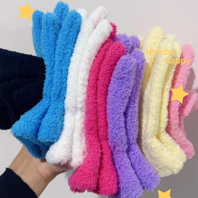 Candy-Colored Winter Warm Gloves, Coral Fleece, Suitable for Work, Cycling, Office Use, Cold-Proof, Windproof, Solid Color, Versatile, Five-Finger, Cute detail 1