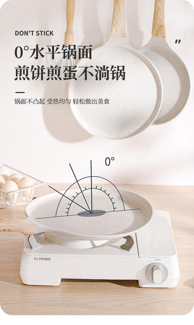 Special Frying Pan for Pancakes, Non-Stick Frying Pan, 24cm Pancake Pan, Dumpling Pan, Thin Pancake Pan, Suitable for Gas Stoves and Induction Cookers, for Home Use detail 12