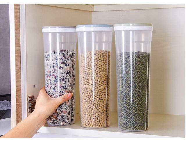 Noodles Storage Box Coarse Cereal Noodles Storage Tank Food Grade Sealed Tank Storage Tank Kitchen Spaghetti Box detail 7