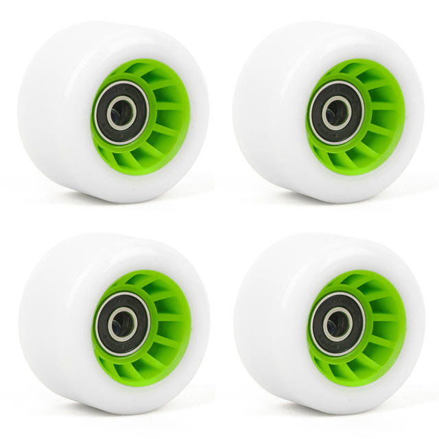 58*39 double-row roller skates accessories speed skates wheels 95A thread wheels four-wheel double-row roller skates PU wheels