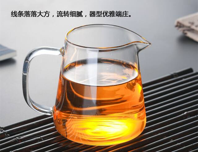 Factory wholesale fair cup glass heat-resistant transparent tea filter kung fu tea set tea sea tea suit detail 12