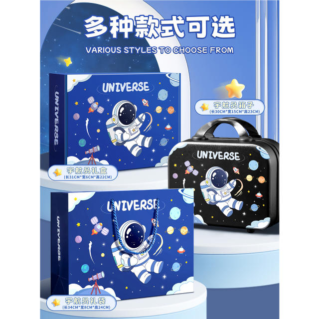 Astronaut Stationery Set Gift Box New Year's Back-To-School Gift Package School Supplies Boy Graduation Reward Graduation Ceremony detail 4
