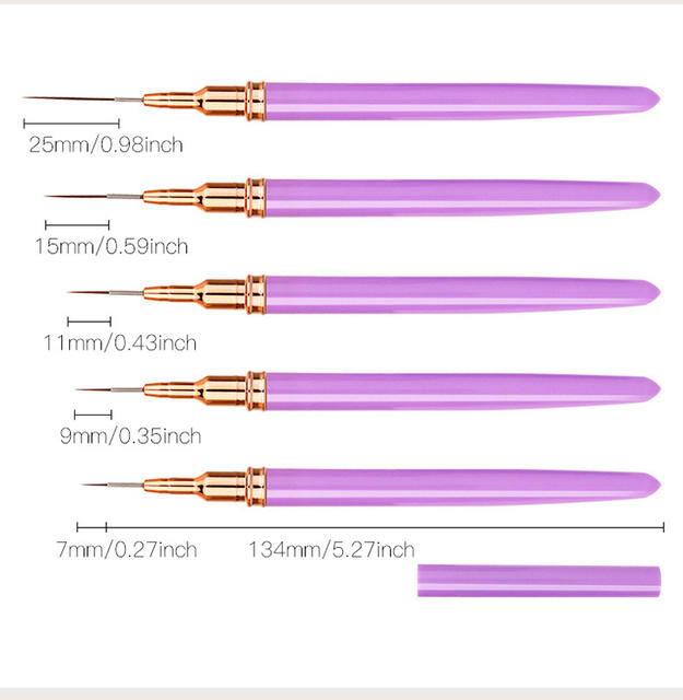 Xiaohongshu's Popular Line Pen, Fine Manicure, Ultra-Fine Eyeliner for Lower Eyelashes, Three-In-One Eyeliner for Nail Salons detail 10