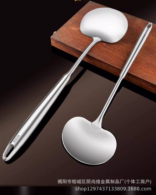 Thickened 316 Stainless Steel Mushroom-Shaped Spatula for Home Cooking, Frying Pan Spatula, Round Spatula, Kitchen Utensil Set, Chef's Special detail 10