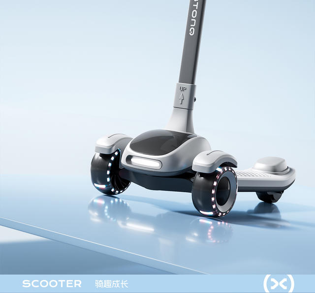 Free Shipping Children's Scooter for Ages 3 to 6 to 12, Suitable for Boys and Girls, with Dual Brakes, Foldable Sliding Scooter detail 8