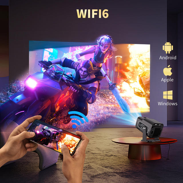 Cross-Border Hy320Mini High-Definition Projector with Screen Mirroring, Android Portable Mini Home Projector Manufacturer detail 11