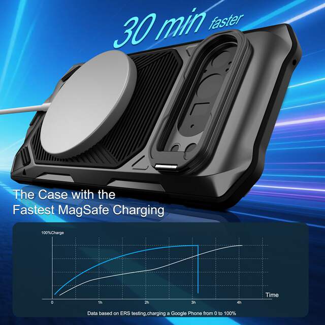 Google Pixel9/10 Metal Phone Case Anti-Fall Protective Cover with Stand 9/10Pro XL Magnetic Phone Case detail 4
