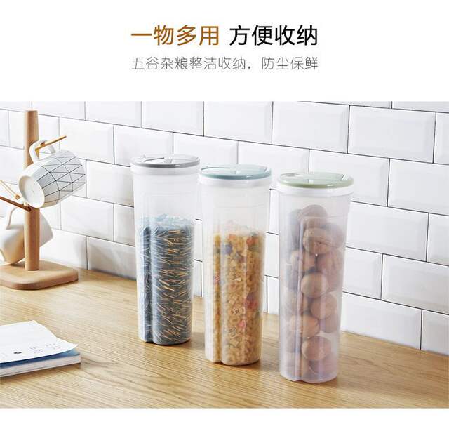 Noodles Storage Box Coarse Cereal Noodles Storage Tank Food Grade Sealed Tank Storage Tank Kitchen Spaghetti Box detail 8