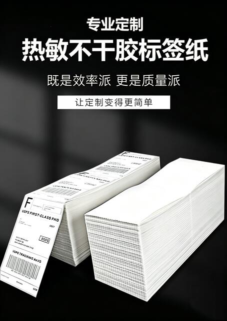 Logistics Express Delivery Label Printing Paper 76X130 Blank Three-Proof Thermal Adhesive Label Sticker Thermal Paper Wholesale detail 10